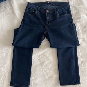 J brand dark wash skinny jeans 25